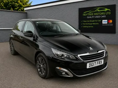 Used Peugeot 308 Allure 120 HP (88 kW) 2017 Black Hatchback
