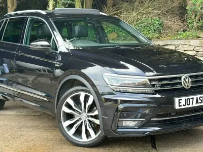 Used VW Tiguan R-line 150 HP (110 kW) 2018 Black SUV
