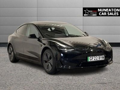 Black Used 2022 Tesla Model 3 Standard Range Sedan | £18,800 (Good price)
