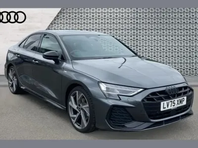 Used Audi A3 Black Edition 147 HP (108 kW) 2025 Grey Sedan