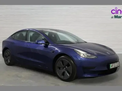 Used Tesla Model 3 Standard Range 208 kW (283 HP) 2022 Blue Sedan