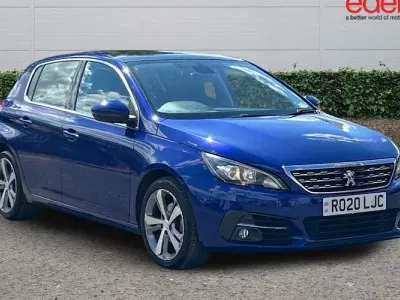 Used Peugeot 308 Allure 131 HP (96 kW) 2020 Blue Hatchback
