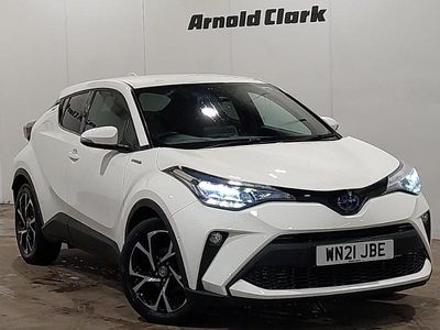 White Used 2021 Toyota C-HR Design SUV | £18,198 (Fair price)