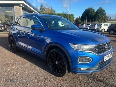 Blue Used 2019 VW T-Roc R-line SUV | £15,950 (Fair price)