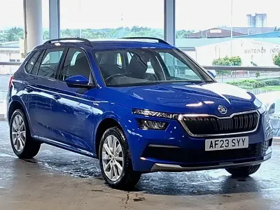 Usado Skoda Kamiq SE 95 HP (69 kW) 2023 Azul SUV