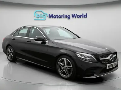 Used Mercedes C200 AMG line 181 HP (133 kW) 2019 Black Sedan