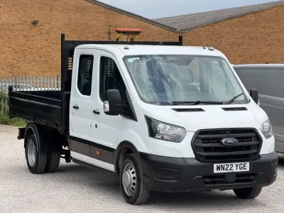 Usado Ford Transit 130 CV (95 kW) 2022 Blanco Descapotable
