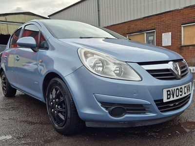 Used Vauxhall Corsa Club 89 HP (65 kW) 2009 Blue Hatchback