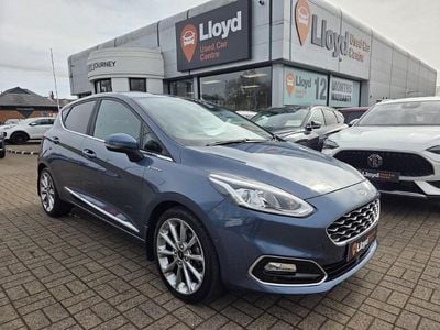 Used Ford Fiesta Vignale 100 HP (73 kW) 2020 Blue Hatchback