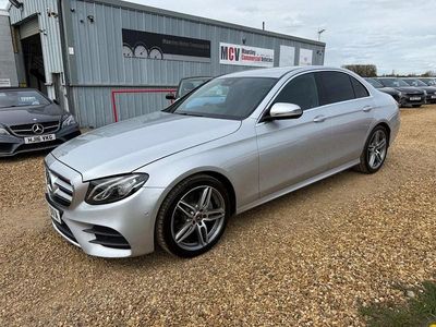 Used Mercedes E220 AMG line 194 HP (142 kW) 2017 Silver Sedan