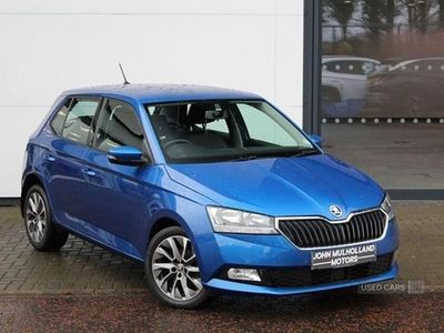 Blue Used 2021 Skoda Fabia SE Drive Hatchback | £12,495 (Fair price)