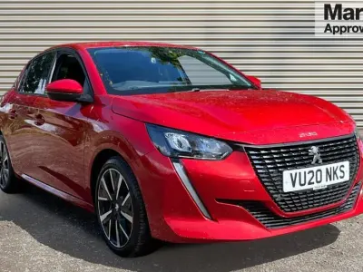 Second-hand Peugeot 208 Allure Premium 101 CP (74 kW) 2020 Roșu Hatchback