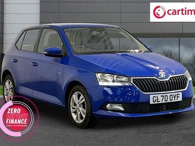 Used Skoda Fabia SE 60 HP (44 kW) 2020 Blue Hatchback