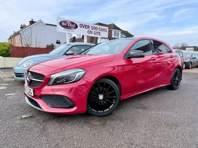 Used Mercedes A180 AMG Line Premium Plus 2017 Red Hatchback