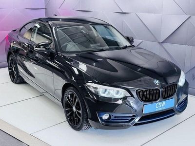 Used BMW 218 Sport Line 150 HP (110 kW) 2017 Black Coupe