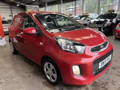 Used Kia Picanto Air 68 HP (50 kW) 2015 Red Hatchback
