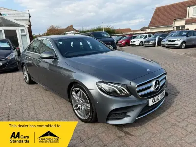 Used Mercedes E220 AMG line 191 HP (140 kW) 2016 Grey Sedan
