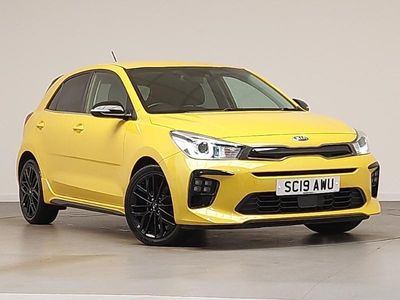 Yellow Used 2019 Kia Rio GT-Line Hatchback | £10,498 (Fair price)