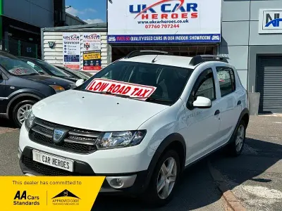 Used Dacia Sandero Lauréate 90 HP (66 kW) 2016 White Hatchback