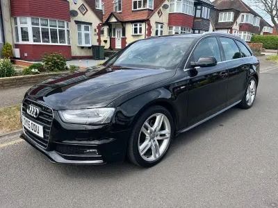 Used Audi A4 S-Line 170 HP (125 kW) 2015 Black Estate