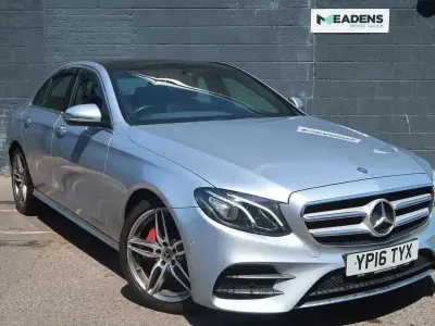 Used Mercedes E220 AMG Line Premium 191 HP (140 kW) 2016 Silver Sedan