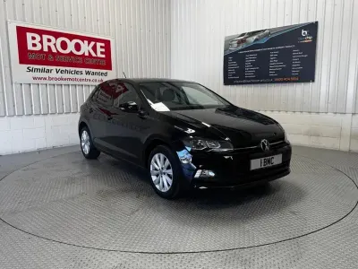 Used VW Polo Match 95 HP (69 kW) 2020 Black Hatchback