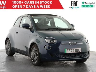 Used Fiat 500e Icon 86 kW (118 HP) 2022 Green Cabriolet