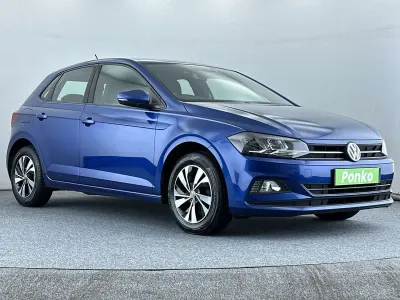 Used VW Polo SE 80 HP (58 kW) 2019 Blue Hatchback