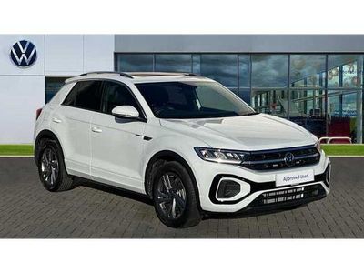 White New 2025 VW T-Roc R-line SUV | £28,914 (Fair price)