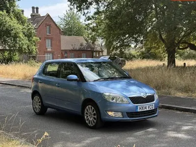 Used Skoda Fabia Elegance 105 HP (77 kW) 2014 Blue Hatchback