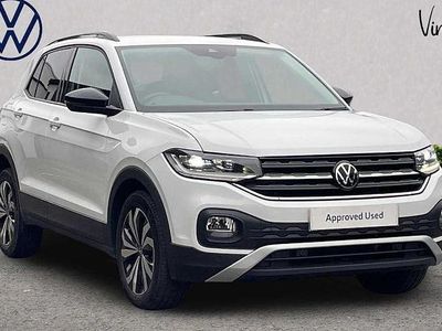 White Used 2023 VW T-Cross Black Edition SUV | £17,463 (Fair price)