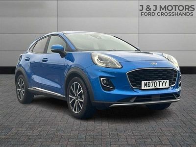 Used Ford Puma Titanium 125 HP (91 kW) 2021 Blue SUV
