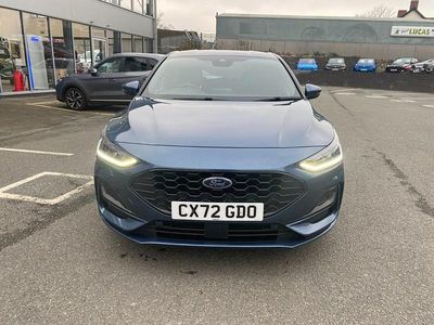 Used Ford Focus ST-Line 125 HP (91 kW) 2022 Blue Hatchback