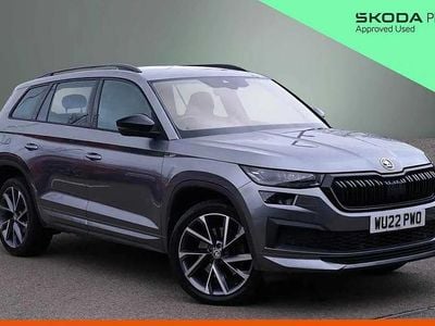 Used Skoda Kodiaq SportLine 147 HP (108 kW) 2022 Grey SUV
