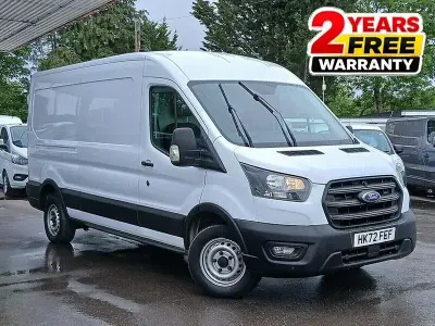 Used Ford Transit S 130 HP (95 kW) 2022 White Van