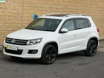 Used VW Tiguan R-line 177 HP (130 kW) 2015 White SUV
