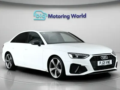 Used Audi A4 Black Edition 150 HP (110 kW) 2021 White Sedan