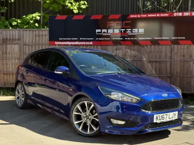 Usado Ford Focus ST-Line 120 CV (88 kW) 2017 Azul Utilitario