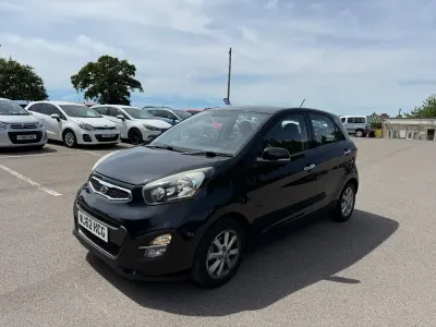 Used Kia Picanto 84 HP (61 kW) 2012 Black Hatchback