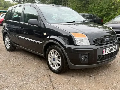 Usado Ford Fusion Zetec 101 CV (74 kW) 2008 Negro Utilitario