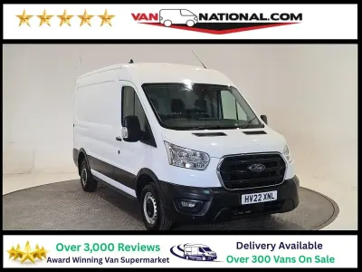 Used Ford Transit Trend 130 HP (95 kW) 2022 White Van
