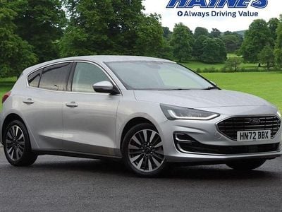 Silver Used 2022 Ford Focus Titanium Hatchback | £17,299 (Expensive)