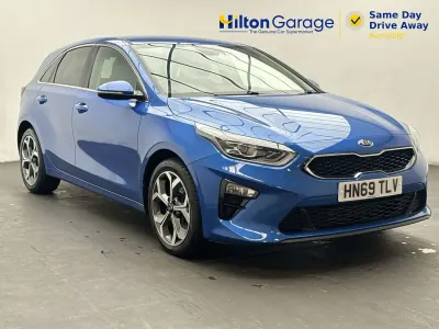 Used Kia Ceed 138 HP (101 kW) 2019 Blue Hatchback