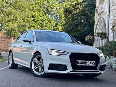 used Audi A4 20181.4 TFSI S LINE S TRONIC AUTO 4DR PETROL SALOON WHITE ** RS STYLING + BLACK PACK **