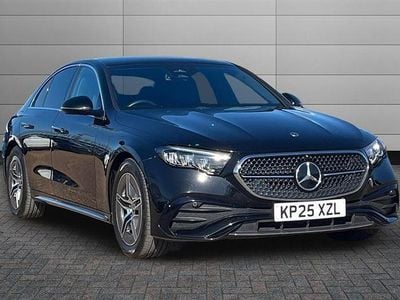 Used Mercedes E220 AMG line 197 HP (144 kW) 2025 Obsidian black Sedan