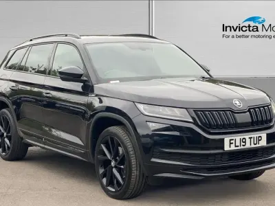 Used Skoda Kodiaq SportLine 150 HP (110 kW) 2019 Black SUV