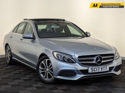 used Mercedes C220 C Class 2.1Sport (Premium) G-Tronic+ Euro 6 (s/s) 4dr SERVICE HISTORY REVERSE CAMERA Saloon