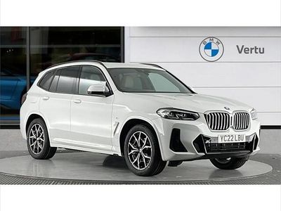 White Used 2022 BMW X3 M Sport SUV | £33,600 (Fair price)