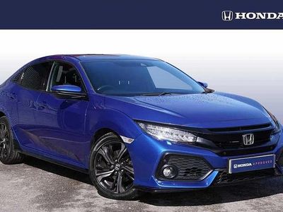 Begagnad Honda Civic Sport 180 HK (132 kW) 2019 Blå Halvkombi