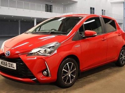 Used Toyota Yaris Hybrid 2018 Red Hatchback
